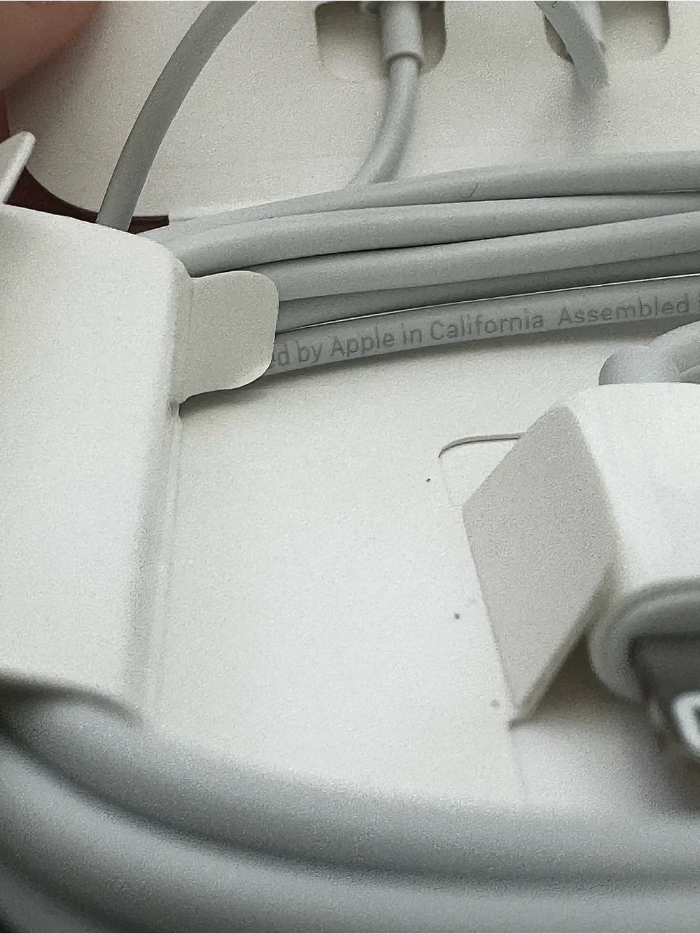 Brand new Apple white wired earbuds with lightning connector